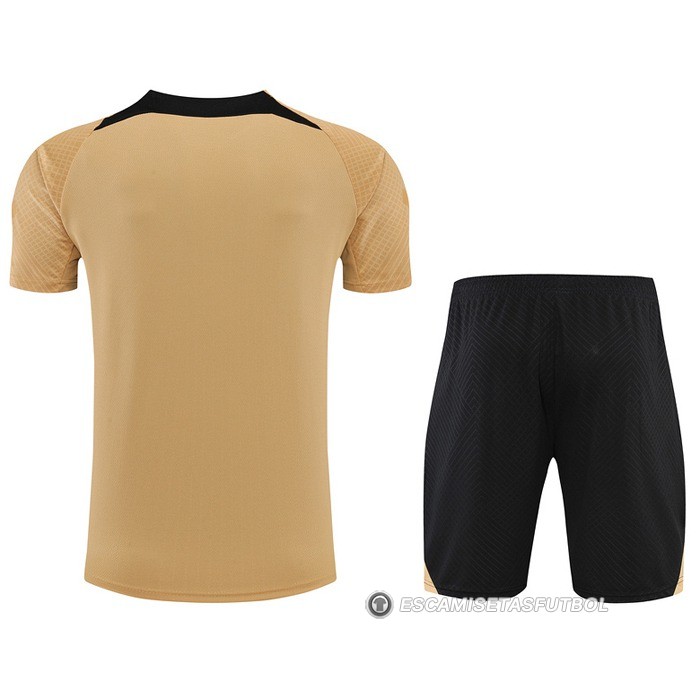 Chandal del Chelsea Manga Corta 22-23 Oro - Pantalon Corto